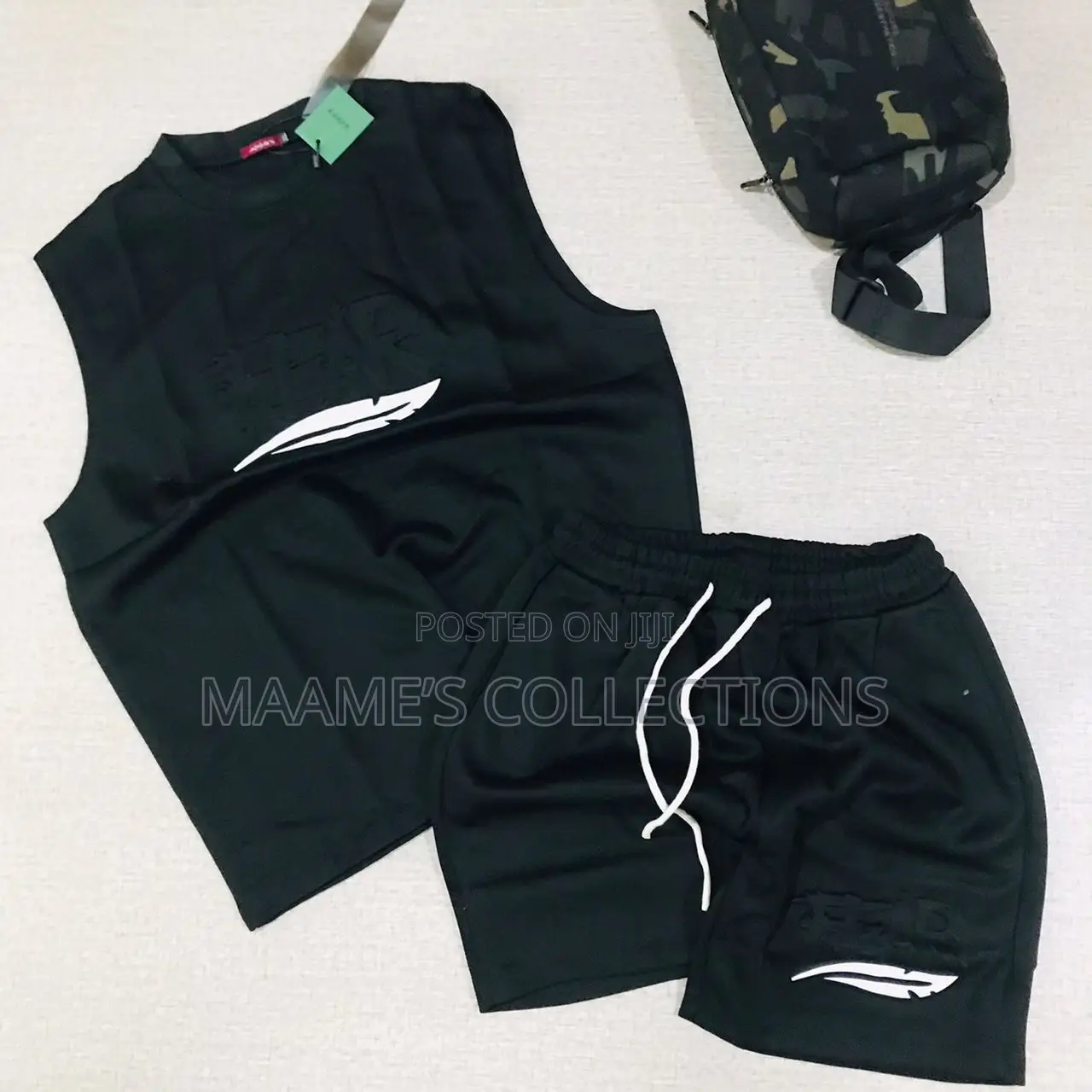 Men's Sleeveless Tank Top and Shorts 2pcs Set