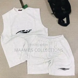 Men's Sleeveless Tank Top and Shorts 2pcs Set