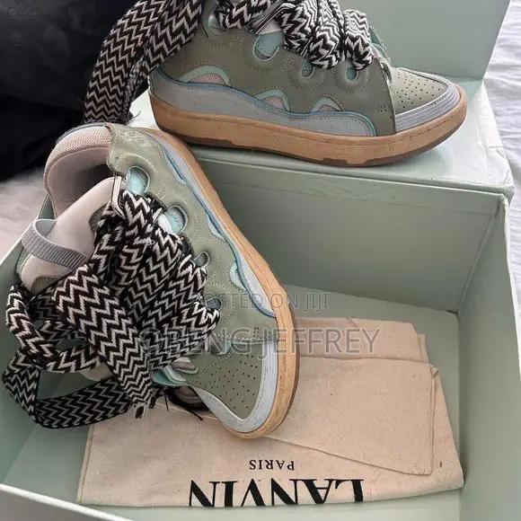 Original Lanvin Curb Light Green/Blue