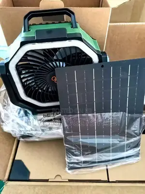 Breezemax 20000mah Solar Rechargeable Camping Fan