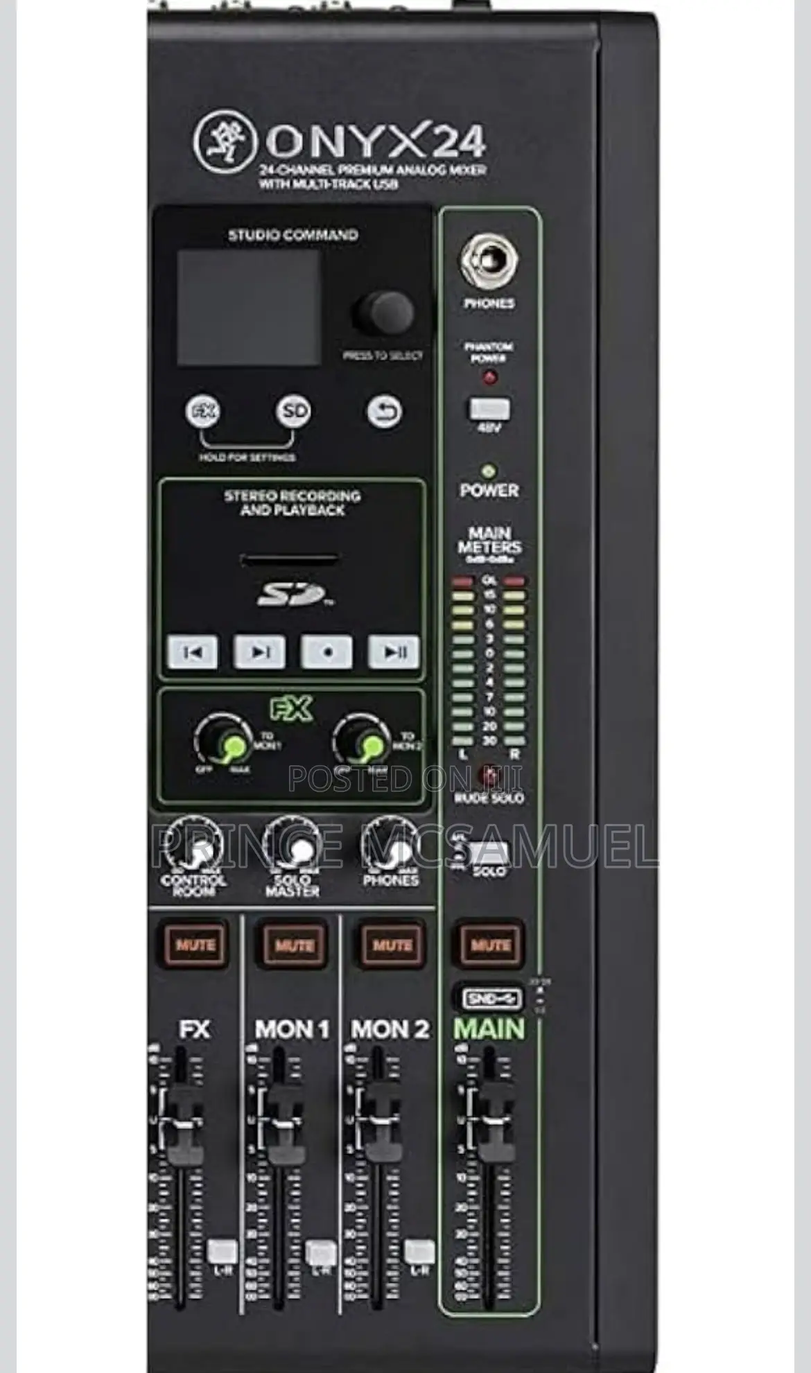 Mackie Onyx 24 Channel Premium Multitracks Mixer