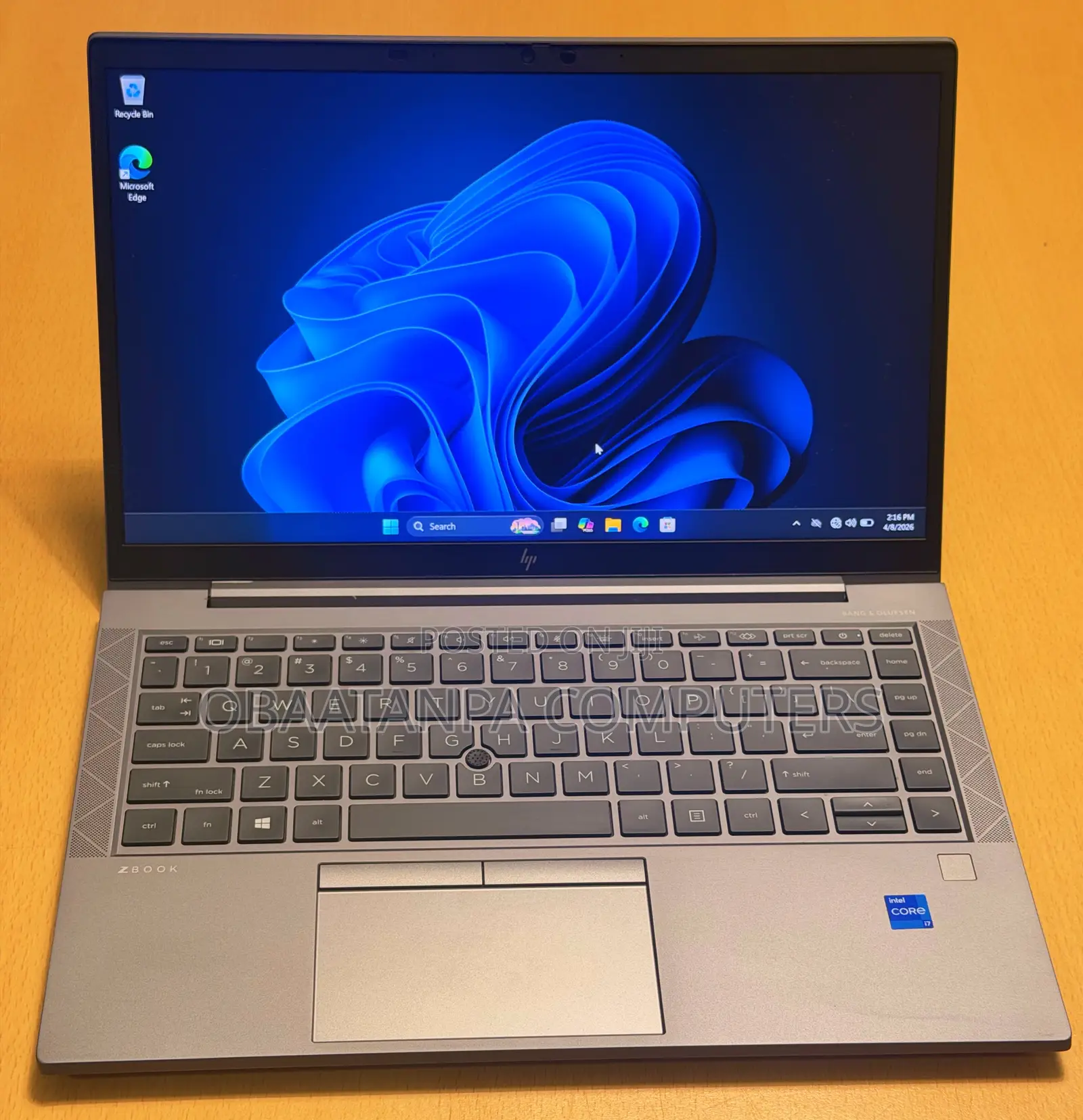 Laptop HP ZBook 14 4GB Intel Core i7 SSD 512GB