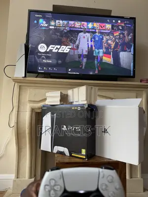 Brand New Ps5 Slim Digital + Fc26 and 10 Installed Games