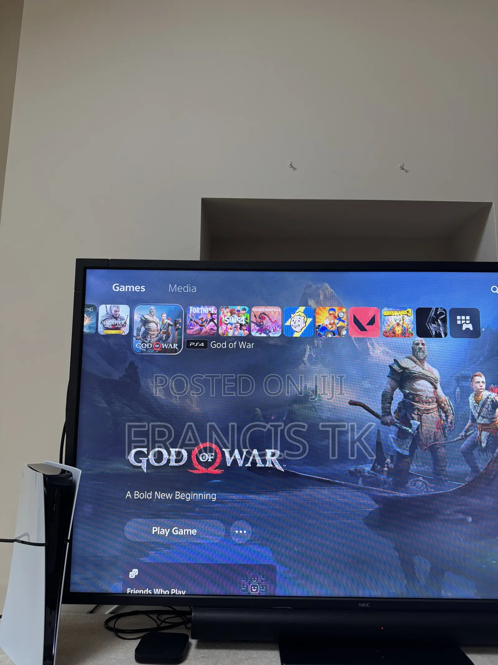 Brand New Ps5 Slim Digital + Fc26 and 10 Installed Games
