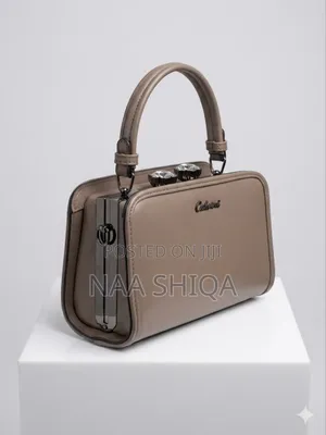 Luxury Box Clutch Bag- Nude