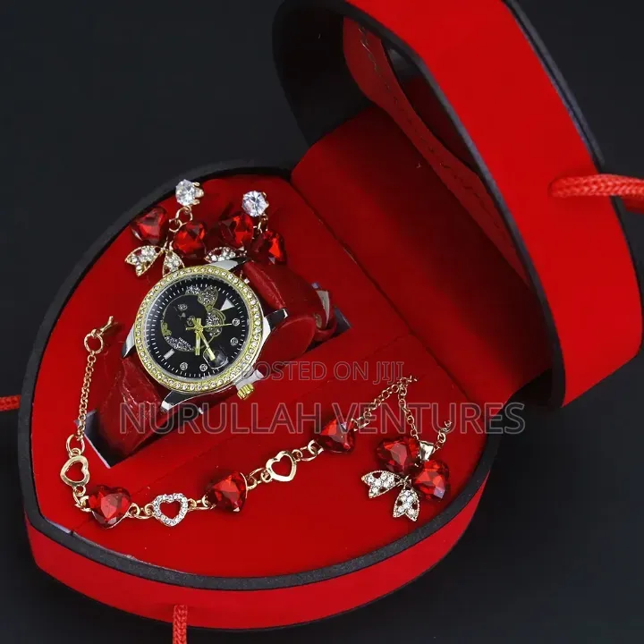 Luxury Ladies Watch Jewelry Gift Set