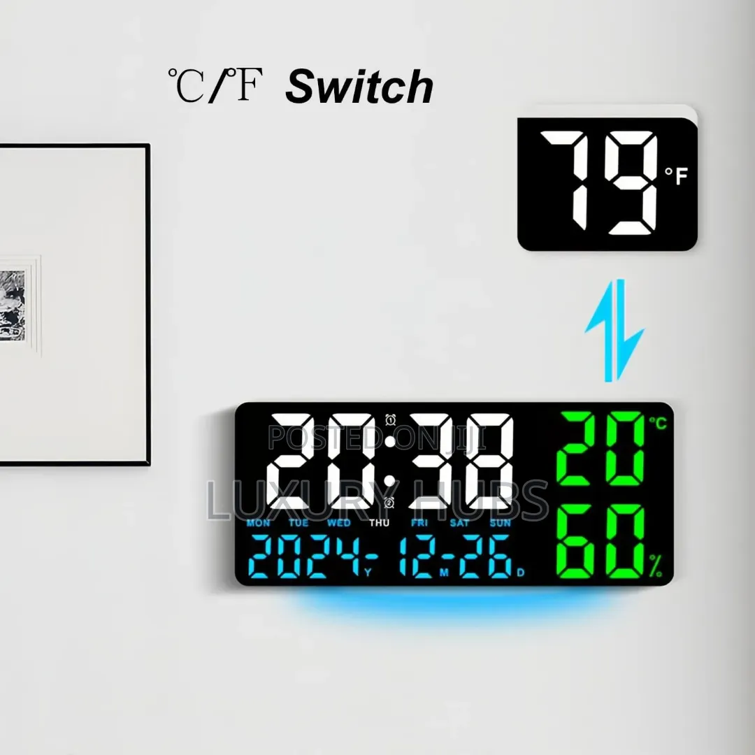 Decorative Digital Wall Clock