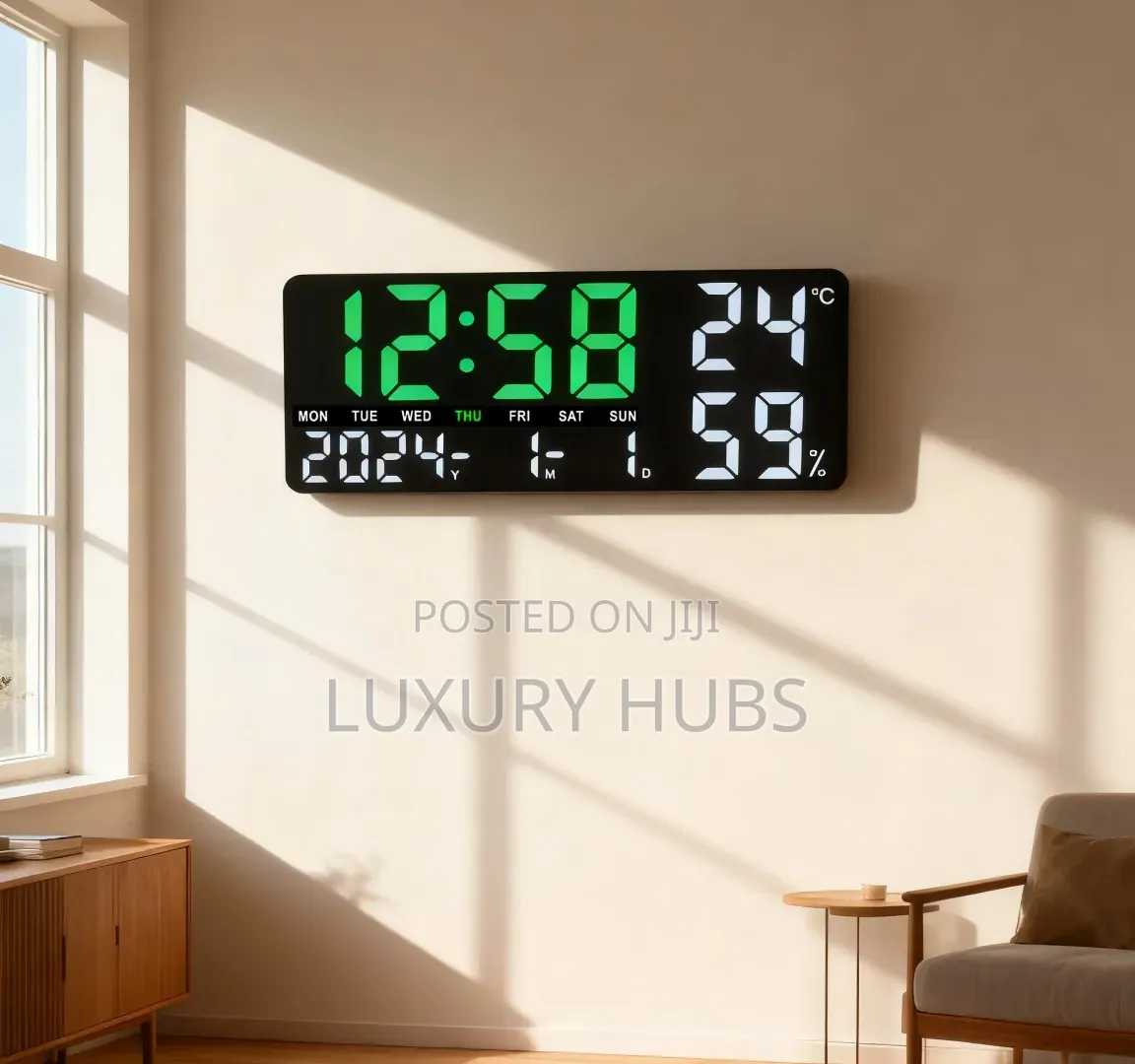 Decorative Digital Wall Clock