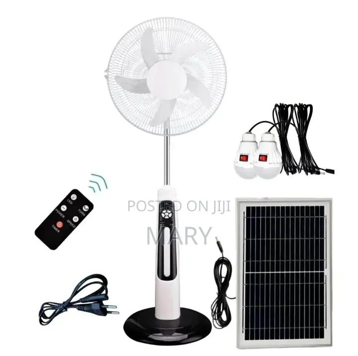 Rechargeable Solar Fan