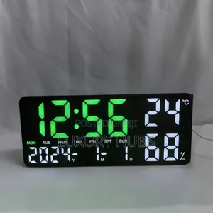 Date Temperature Calendar Digital Wall Clock