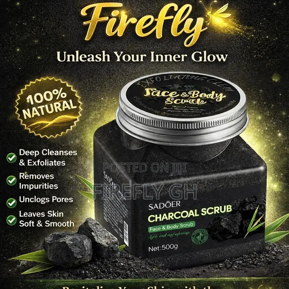Charcoal Face And Body Scrub