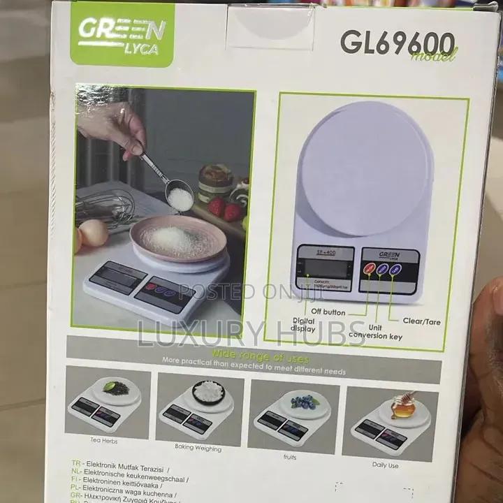 1g - 10kg Sonifer Kitchen Weighing Scale