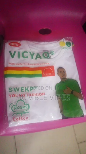 Original Vicyao Cotton T-Shirt | Premium Plain Tee for Printing