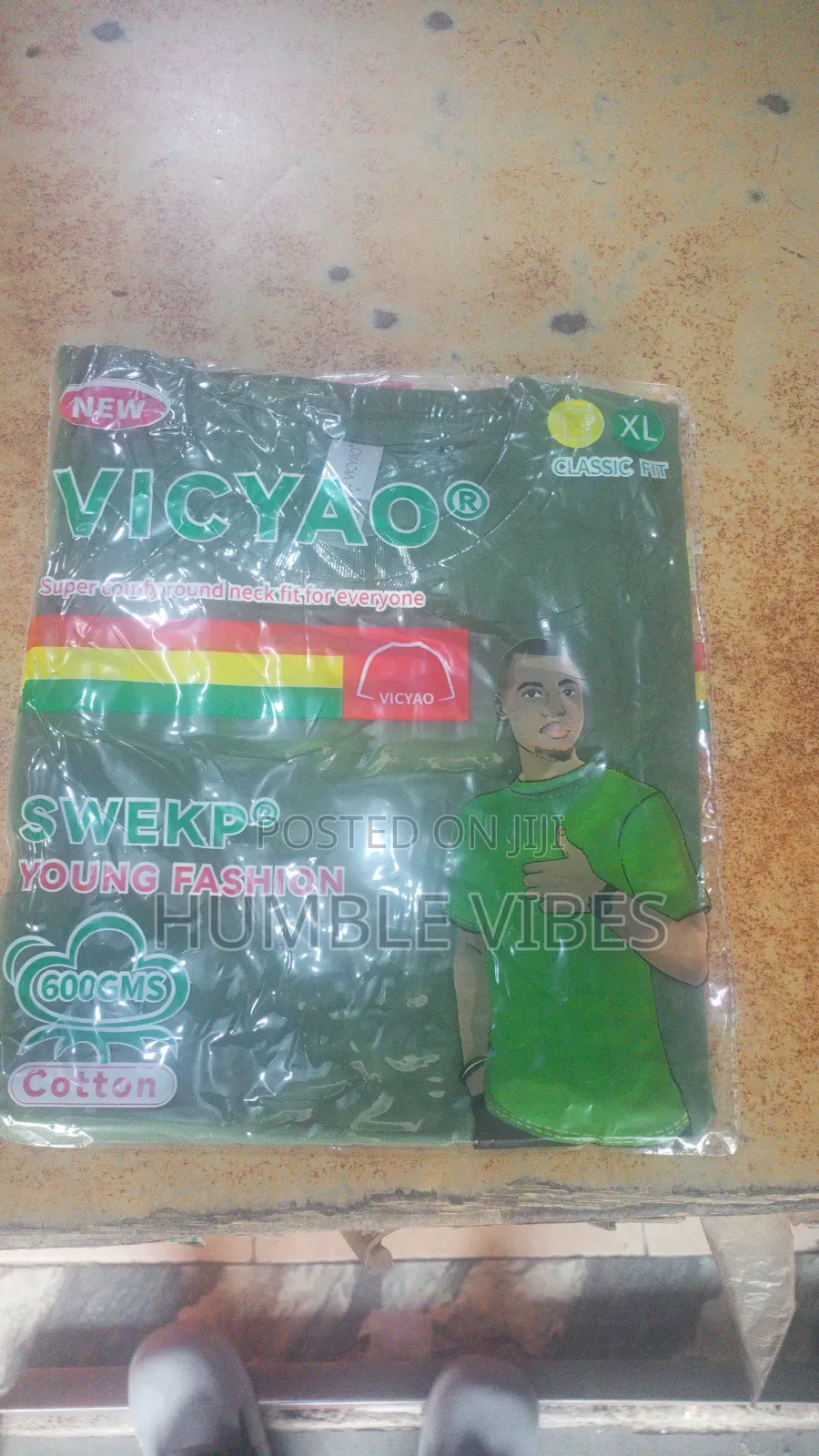 Original Vicyao Cotton T-Shirt | Premium Plain Tee for Printing