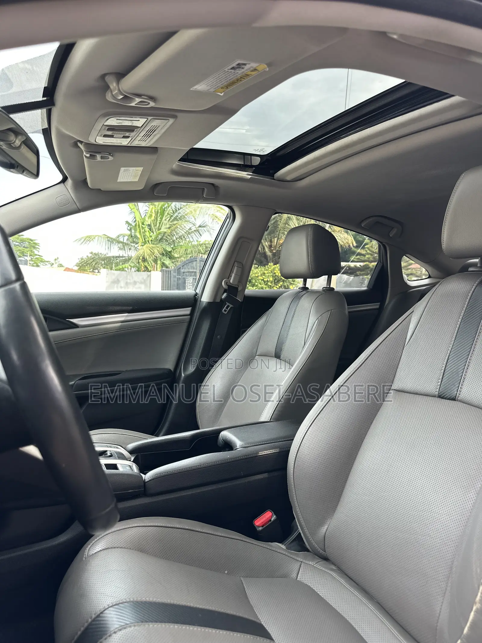 Honda Civic EX-L 4dr Sedan (1.5L 4cyl) 2016 Gray