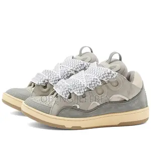 Original Lanvin Curb Gray Suede