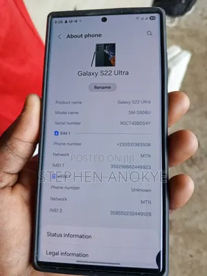 Samsung Galaxy S22 Ultra 128 GB Gray