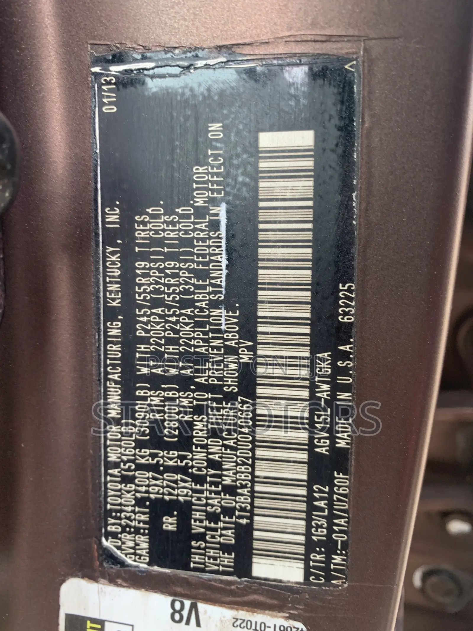 Toyota Venza 2013 Gray