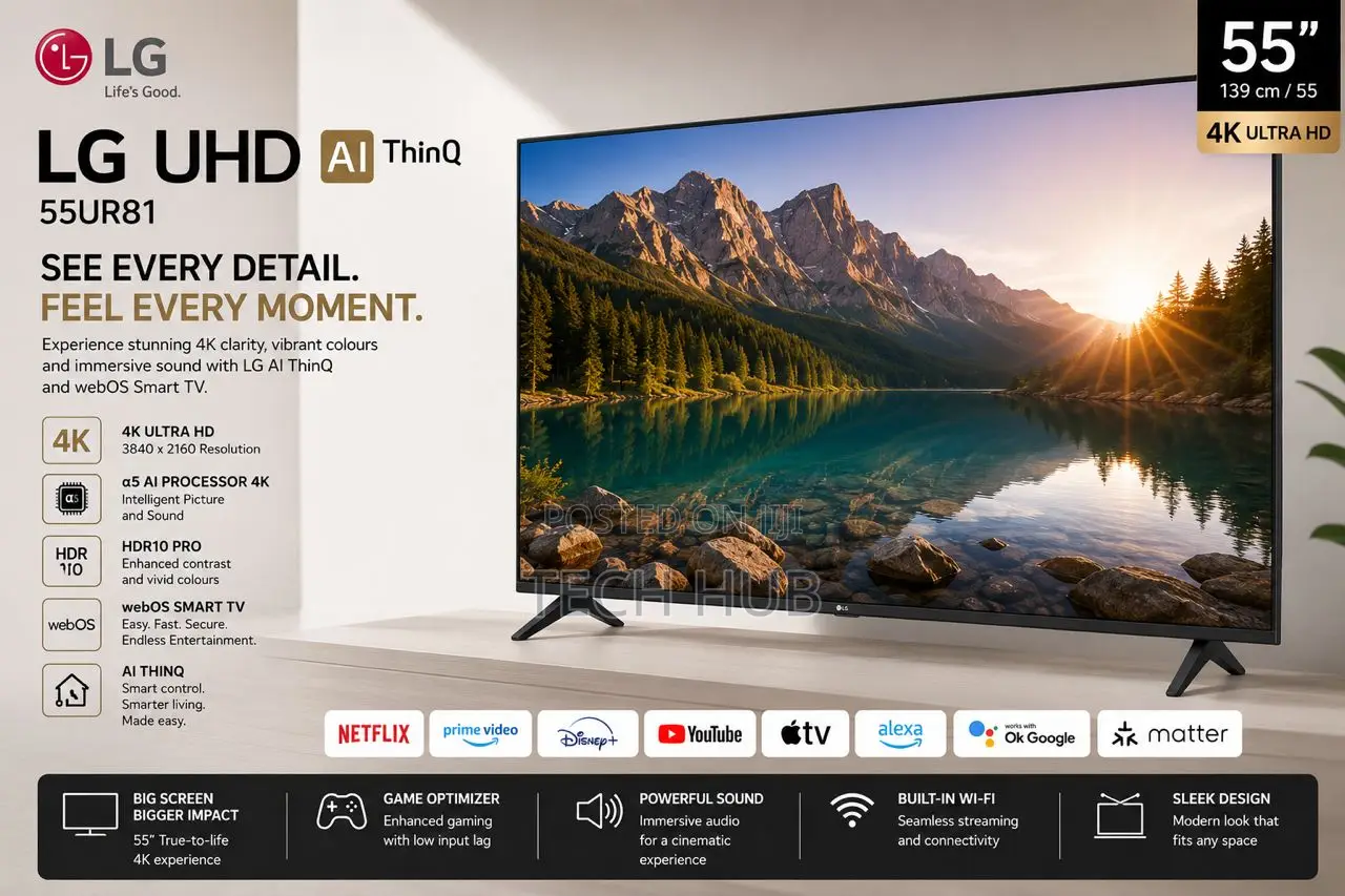 Lg Tv Ur81 55 Inch Smart Uhd