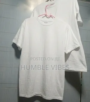 Original Gildan White T-Shirt | Heavy Cotton Blank Tee for Printing