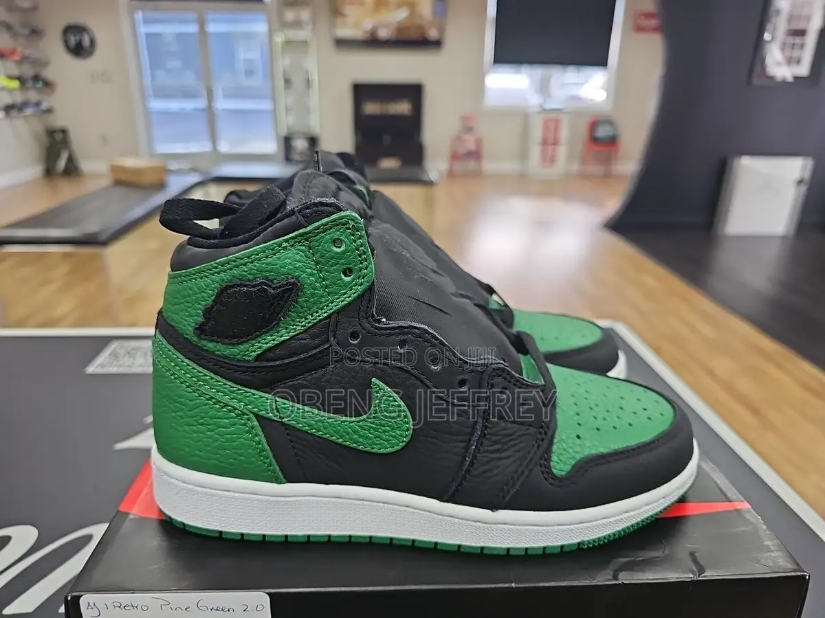 Original Nike Jordan 1 High Pine Green