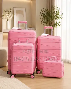 Pink 4set Luggage