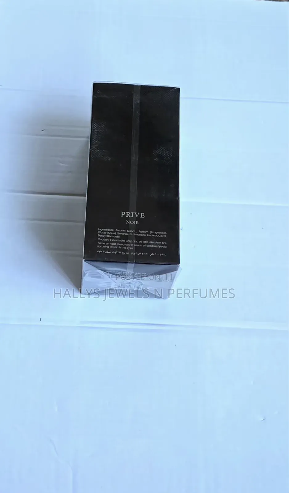 Riiffs Prive Noir Eau De Parfum Spray for Men 100 Ml