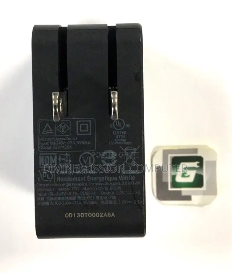 Microsoft Surface 3 Android Charger/Adapter 5.2v 2.5a