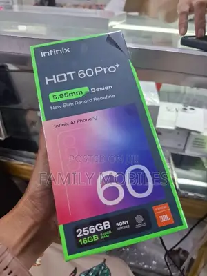 New Infinix Hot 60 Pro+ 256 GB Black