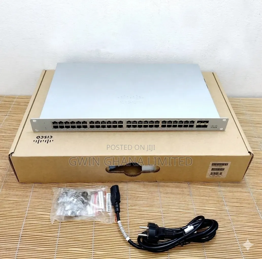 Cisco Meraki Ms120-48fp. 48port Gigabit Poe Cloud-Managed Swich