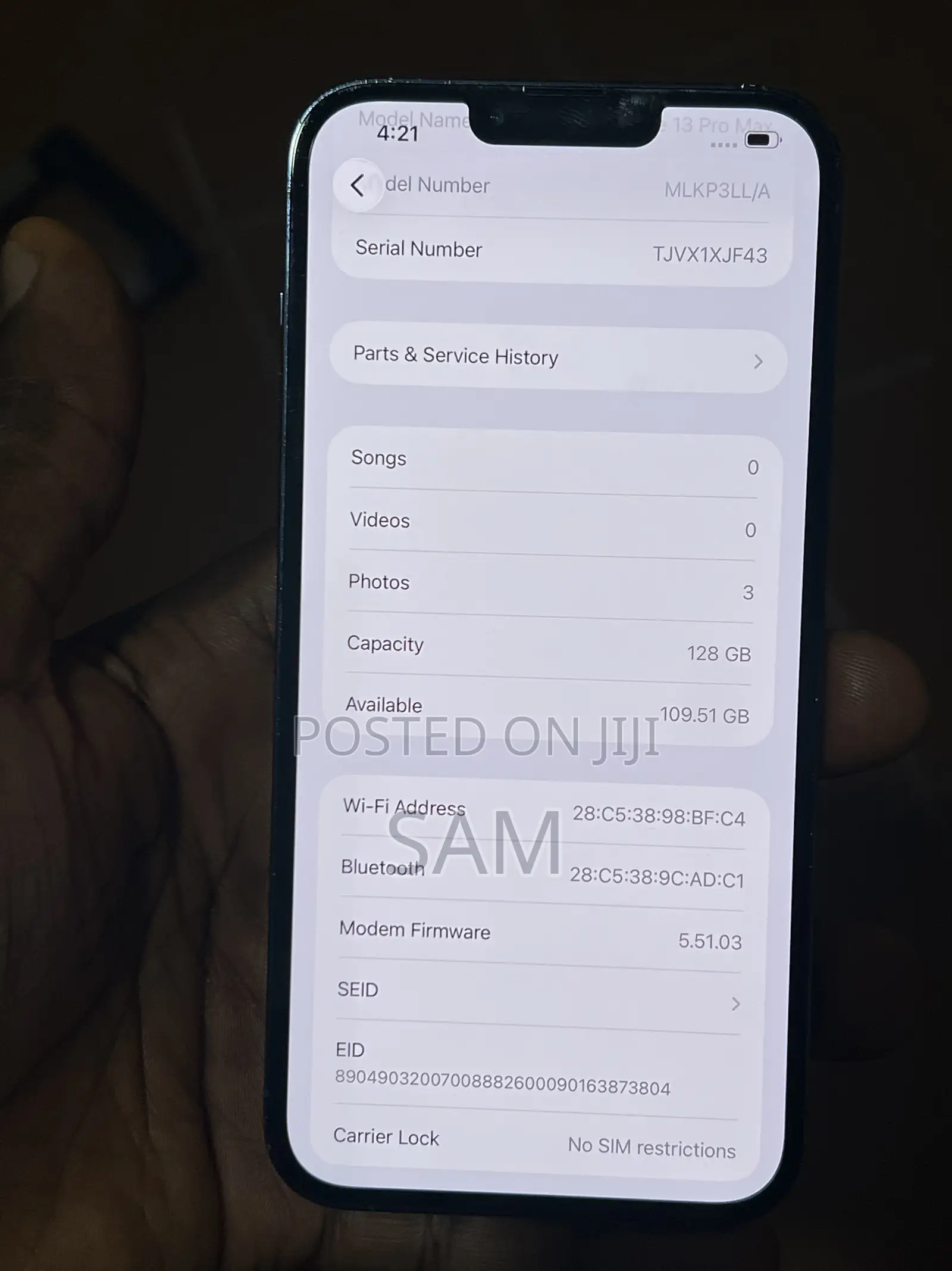 Apple iPhone 13 Pro Max 128 GB Blue