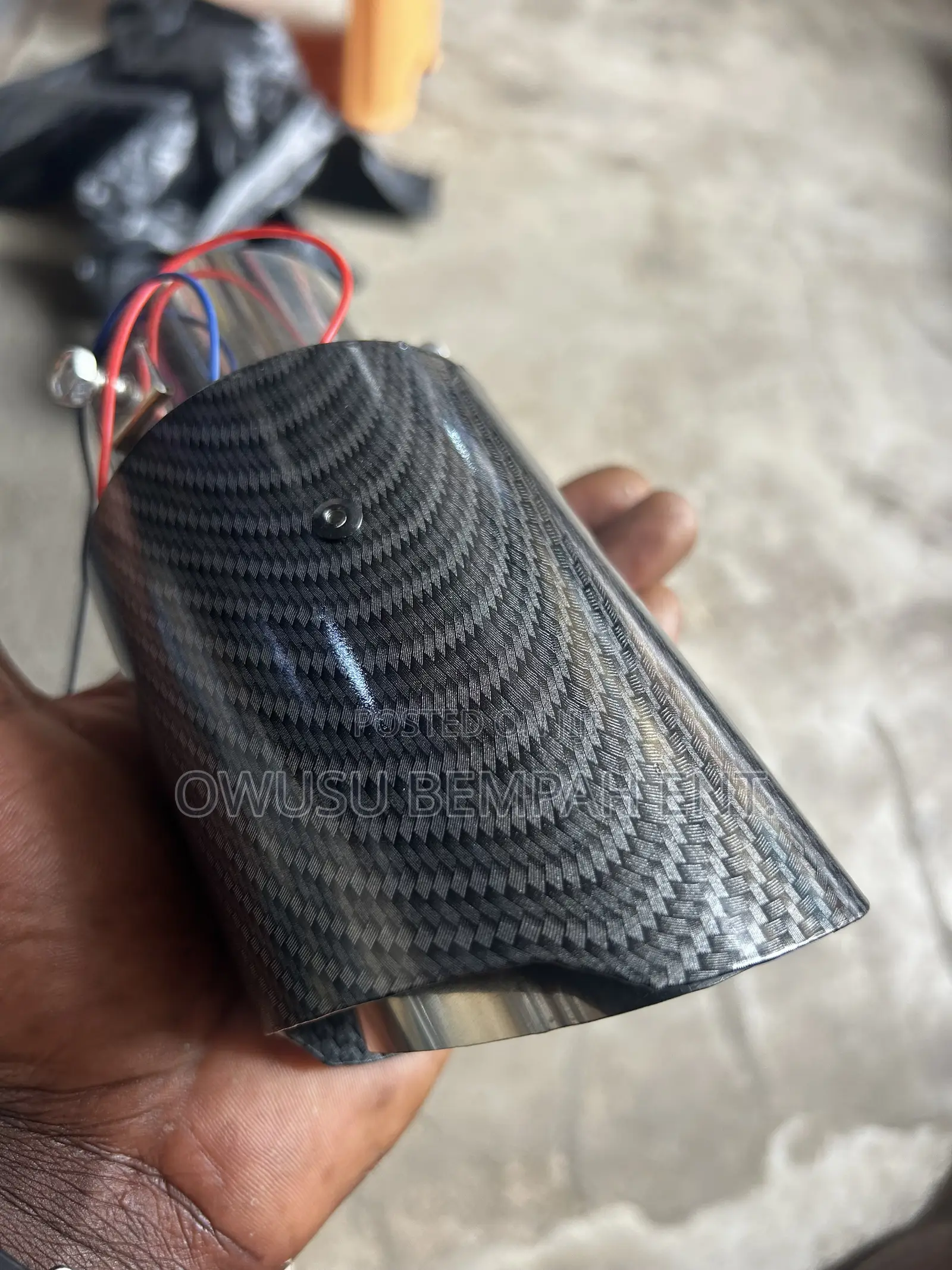 Carbon Fiber Exhaust Tip Cover