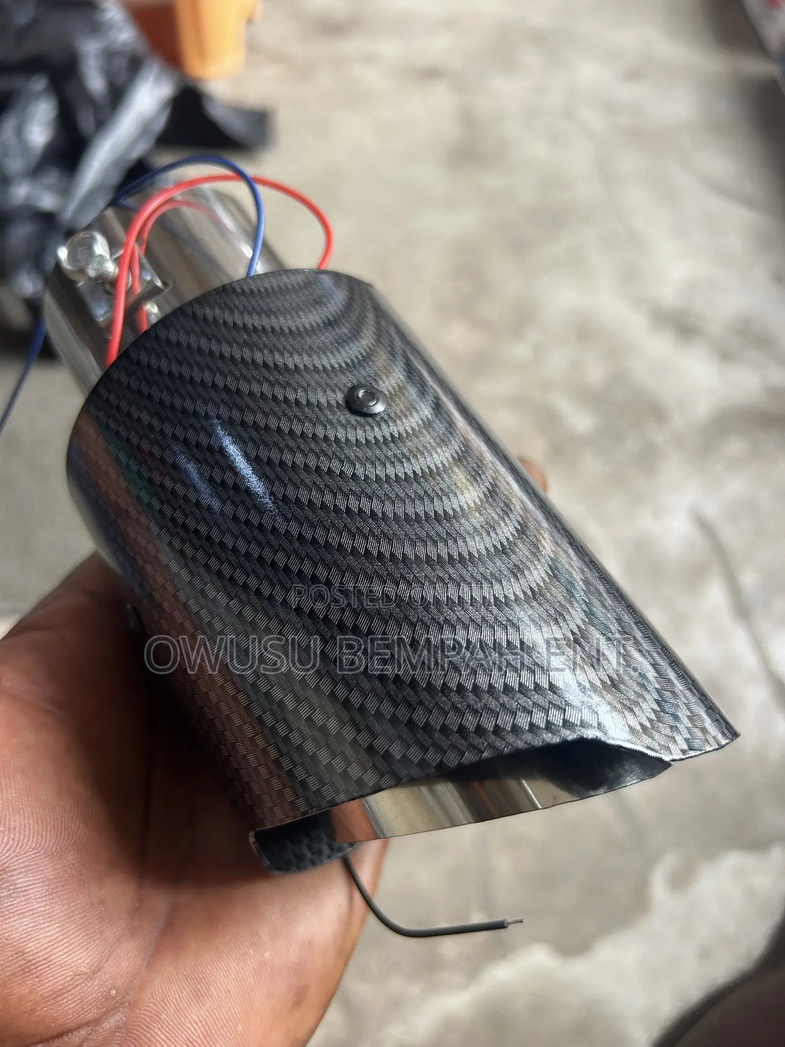Carbon Fiber Exhaust Tip Cover