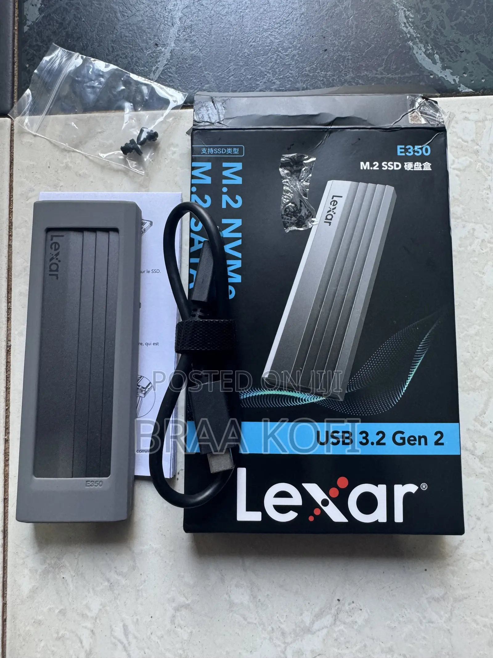 Portable 1tb External M.2 Nvme Drive