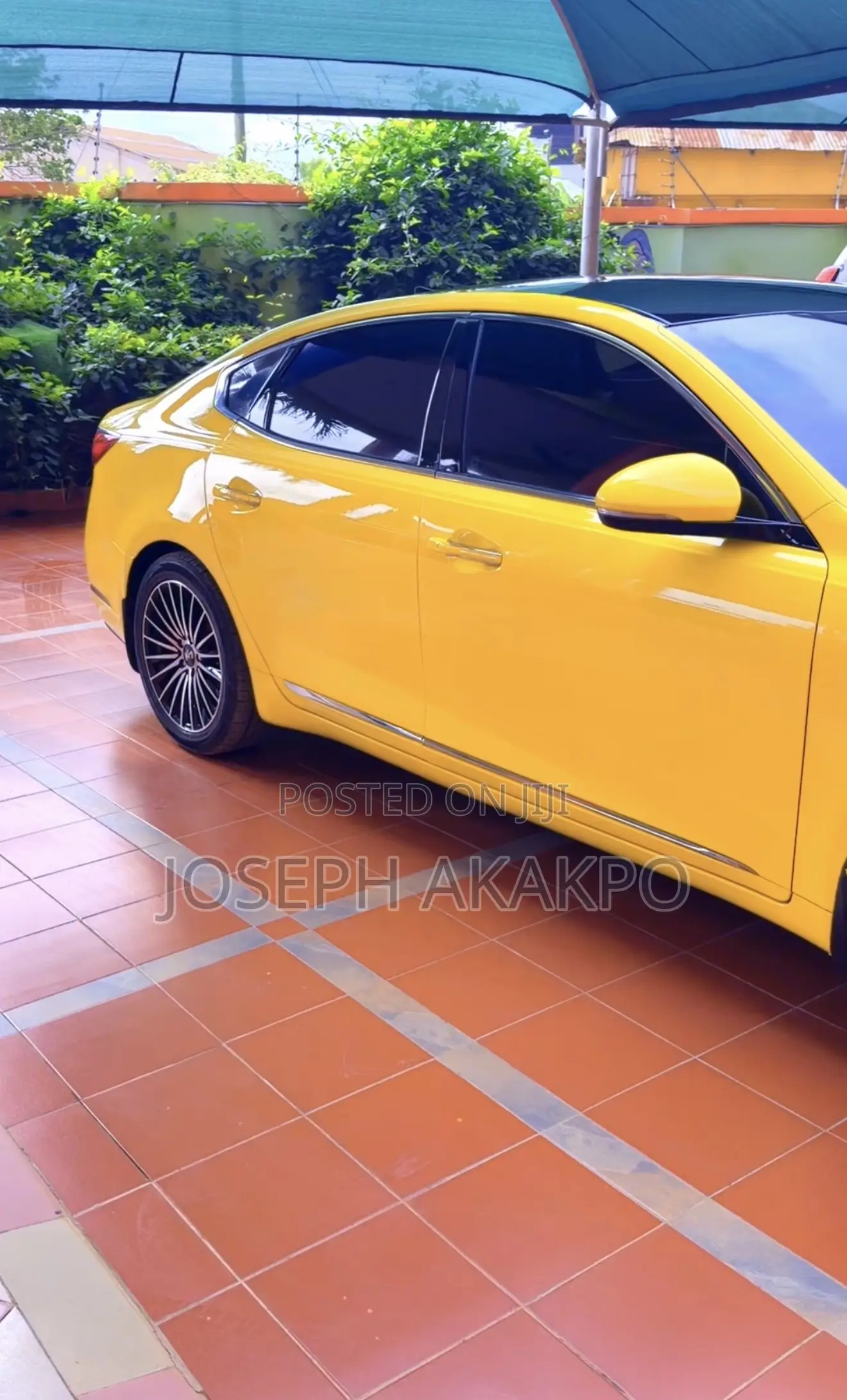 Kia Cadenza 2017 Yellow