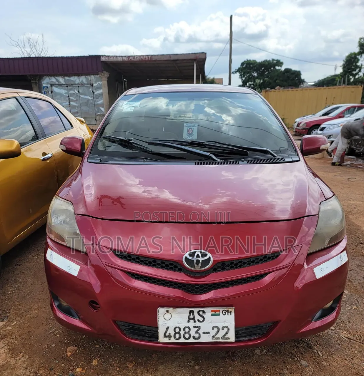 Toyota Belta 2010 Red