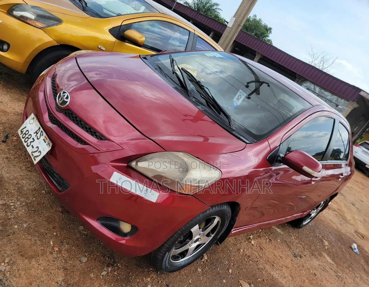 Toyota Belta 2010 Red