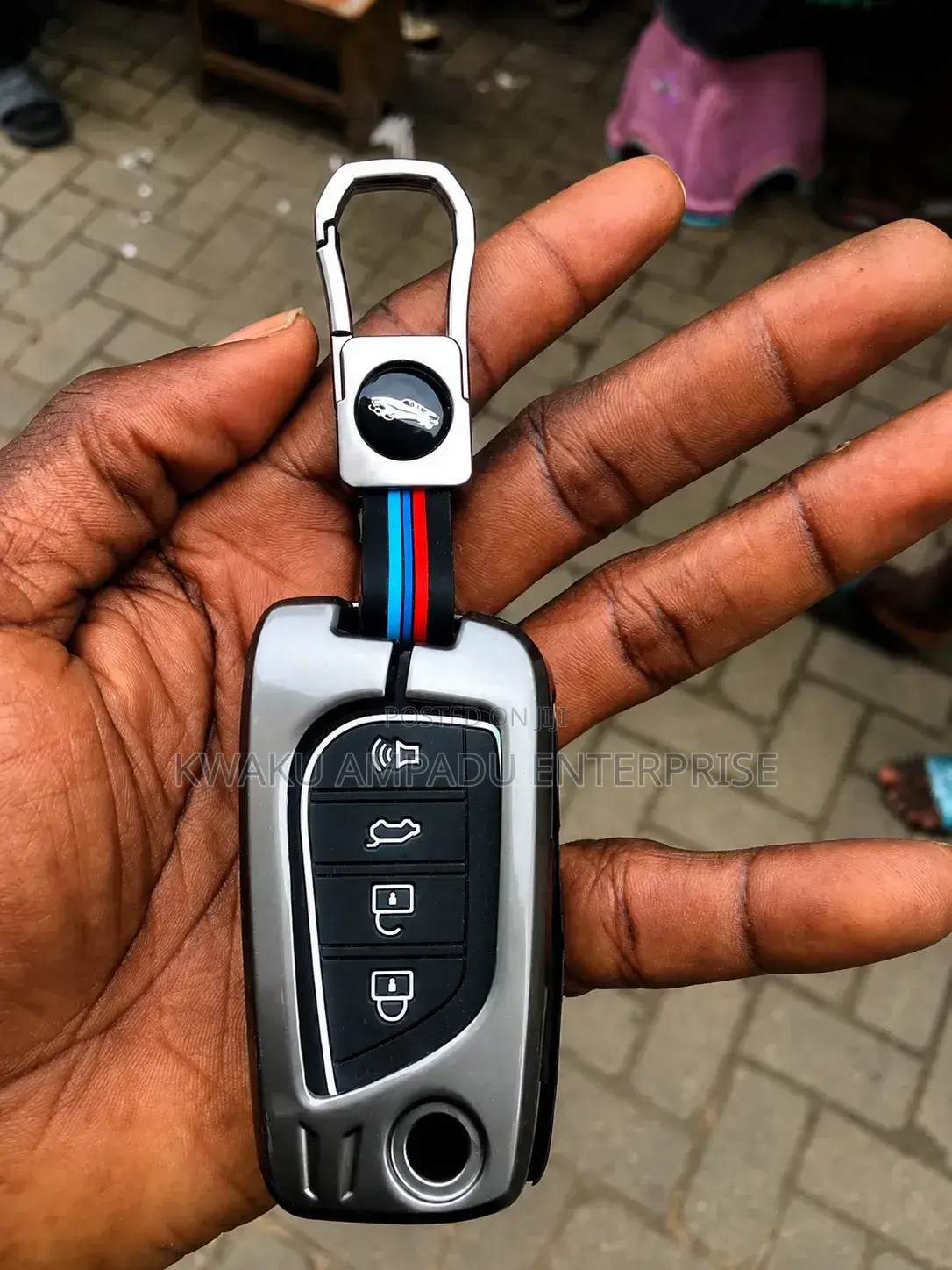 Car Remote Key Cover With Keychain Hook