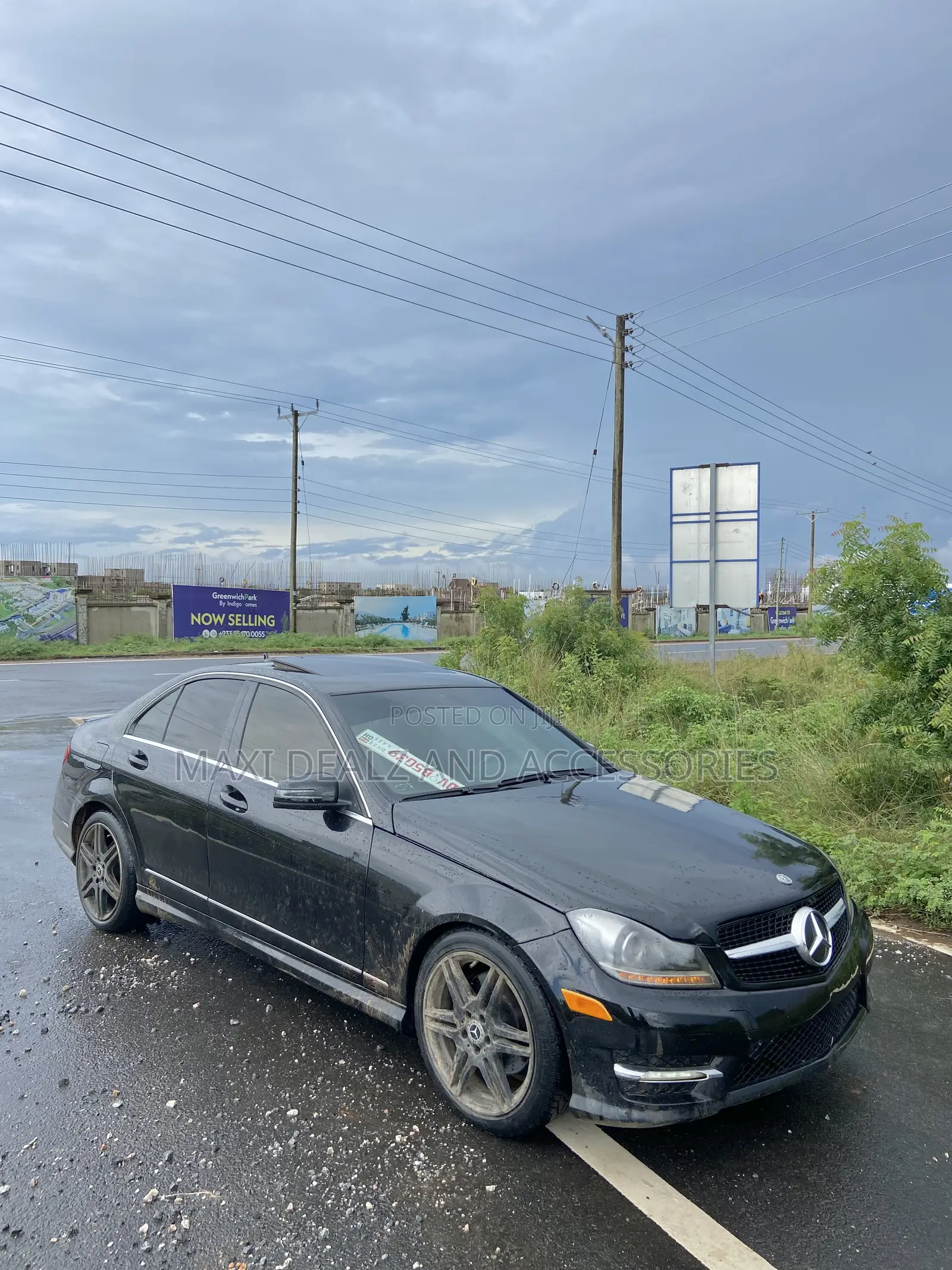Mercedes-Benz C300 Sport 4Matic Sedan AWD (3.5L 6cyl 7A) 2013 Black