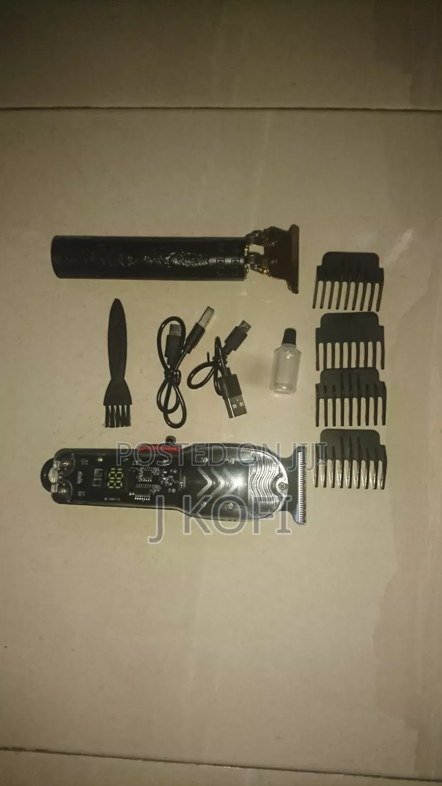Professional 2-in-1 Cordless Hair Clipper Beard Trimmer
