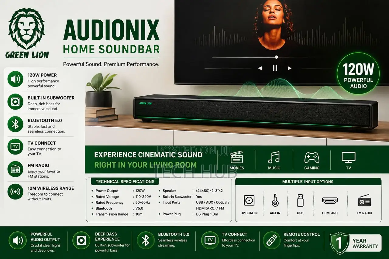 Green Lion Audionix Home Soundbar