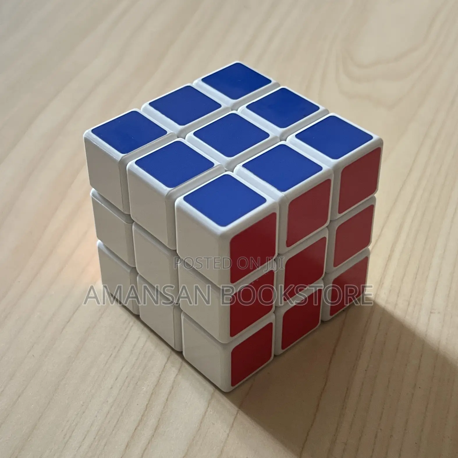 Plastic Rubik's Cube (White)