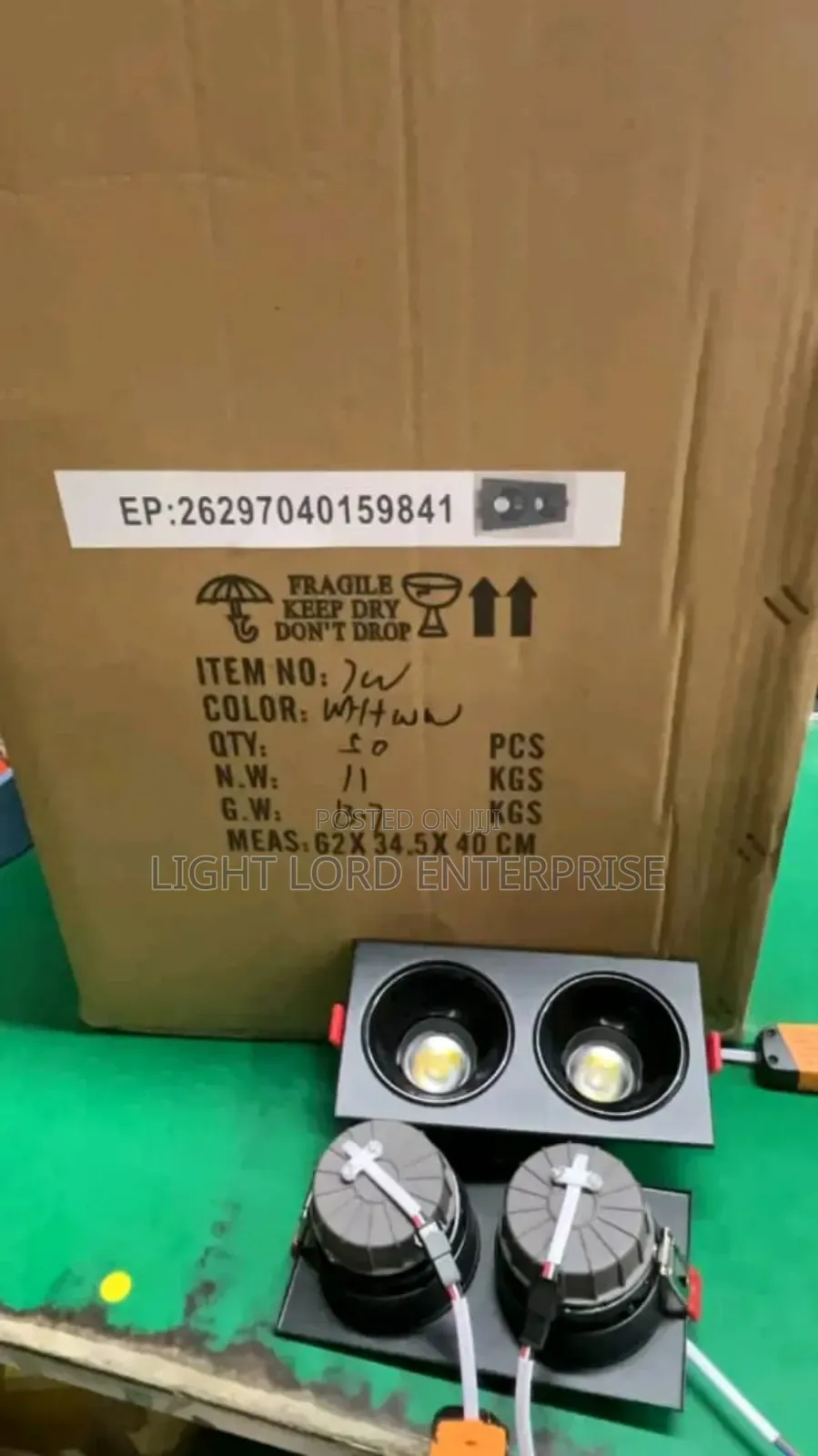 Diecast Square Spot Light