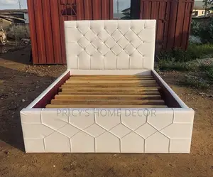 Luxury Upholstered Bed Frame – Available in Multiple Colors!