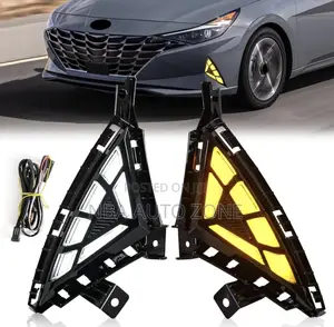 Hyundai Elantra 2022-2024 Full Led Fog Light Covers Pair