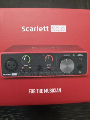 Scarlett Solo 3rd Gen Usb Audio Interface
