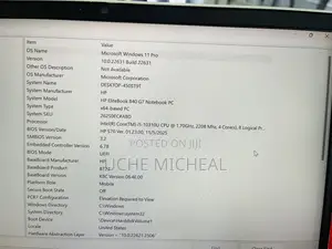 Laptop HP EliteBook 840 G7 8GB Intel Core i5 SSD 256GB
