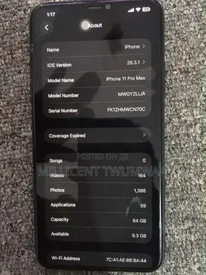 Apple iPhone 11 Pro Max 64 GB Gray