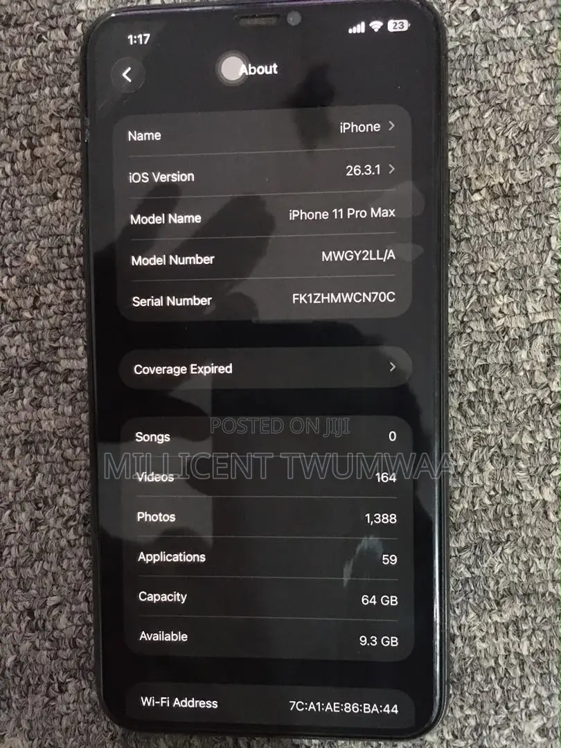 Apple iPhone 11 Pro Max 64 GB Gray