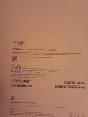 New Apple iPad (2025) 256 GB Black